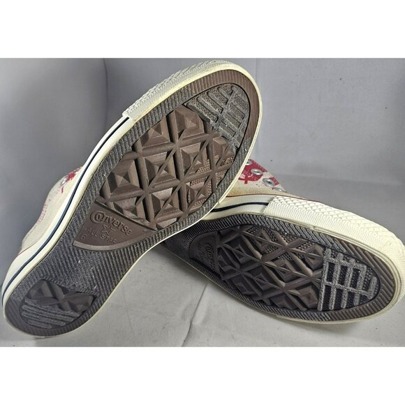 Converse All Star Stencil Kit Unisex  Red/White No Lace Slip-On Shoes Size M6/W8 - Picture 14 of 14